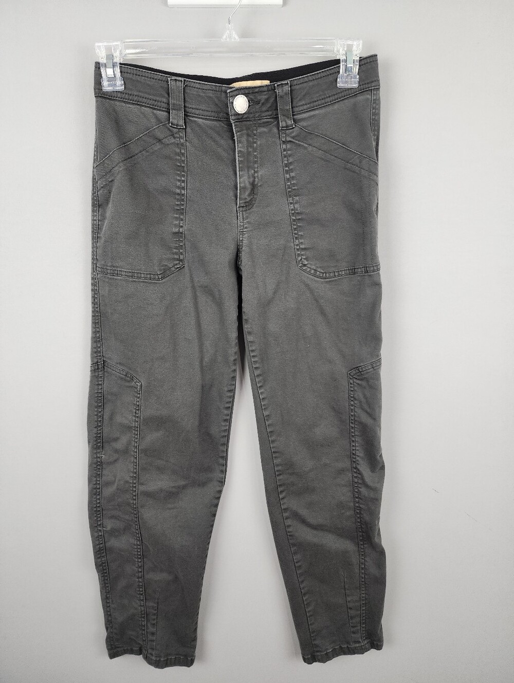 Democracy Utility Jeans Dark Gray Sz 6